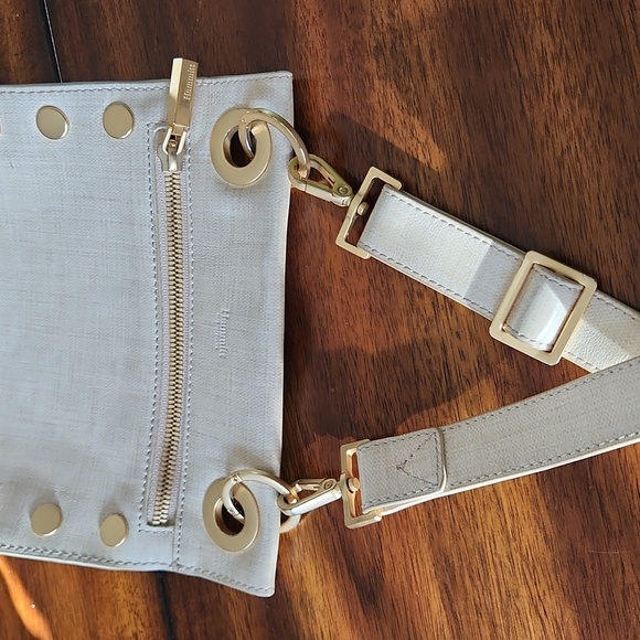 Hammitt Tony Semolina Cream/Brushed Gold Crossbody Bag - Picture 10 of 16